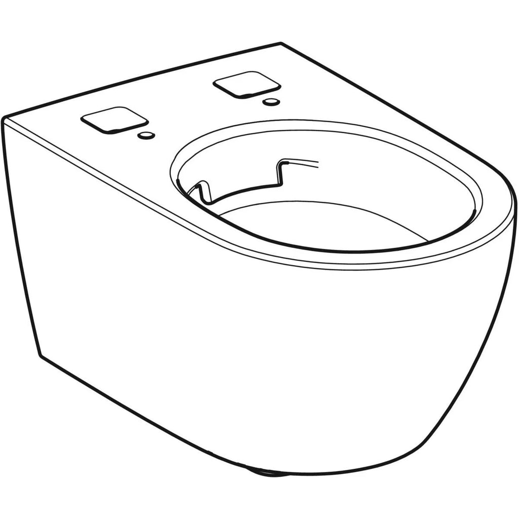 Geberit AquaClean Tuma cuvette seule 243.308.11.1 vue technique